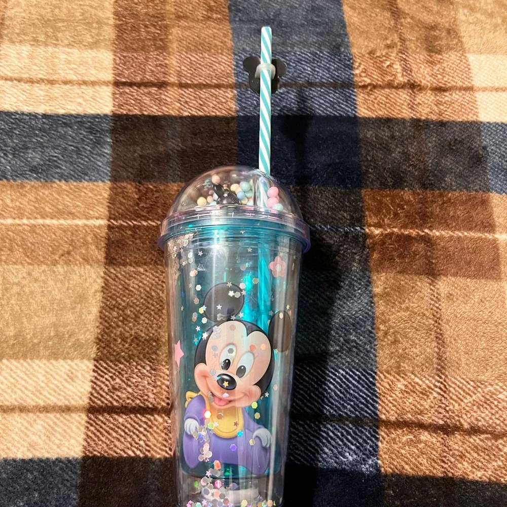 Mickey Mouse Party Tumbler with Straw